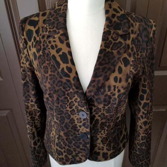 🔴SOLD🔴 Helene Berman London Leopard Blazer - Picture 2 of 8